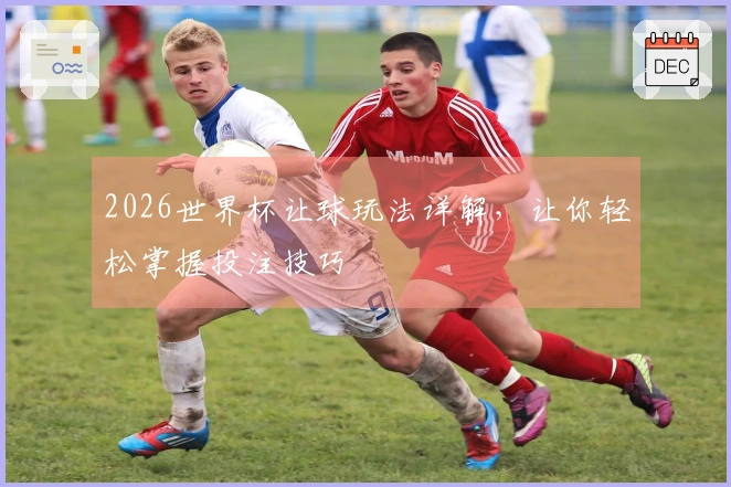 2026世界杯让球玩法详解，让你轻松掌握投注技巧